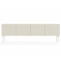 Duza szafka pod telewizor kaszmir 195 cm 4-drzwiowa MIGEL